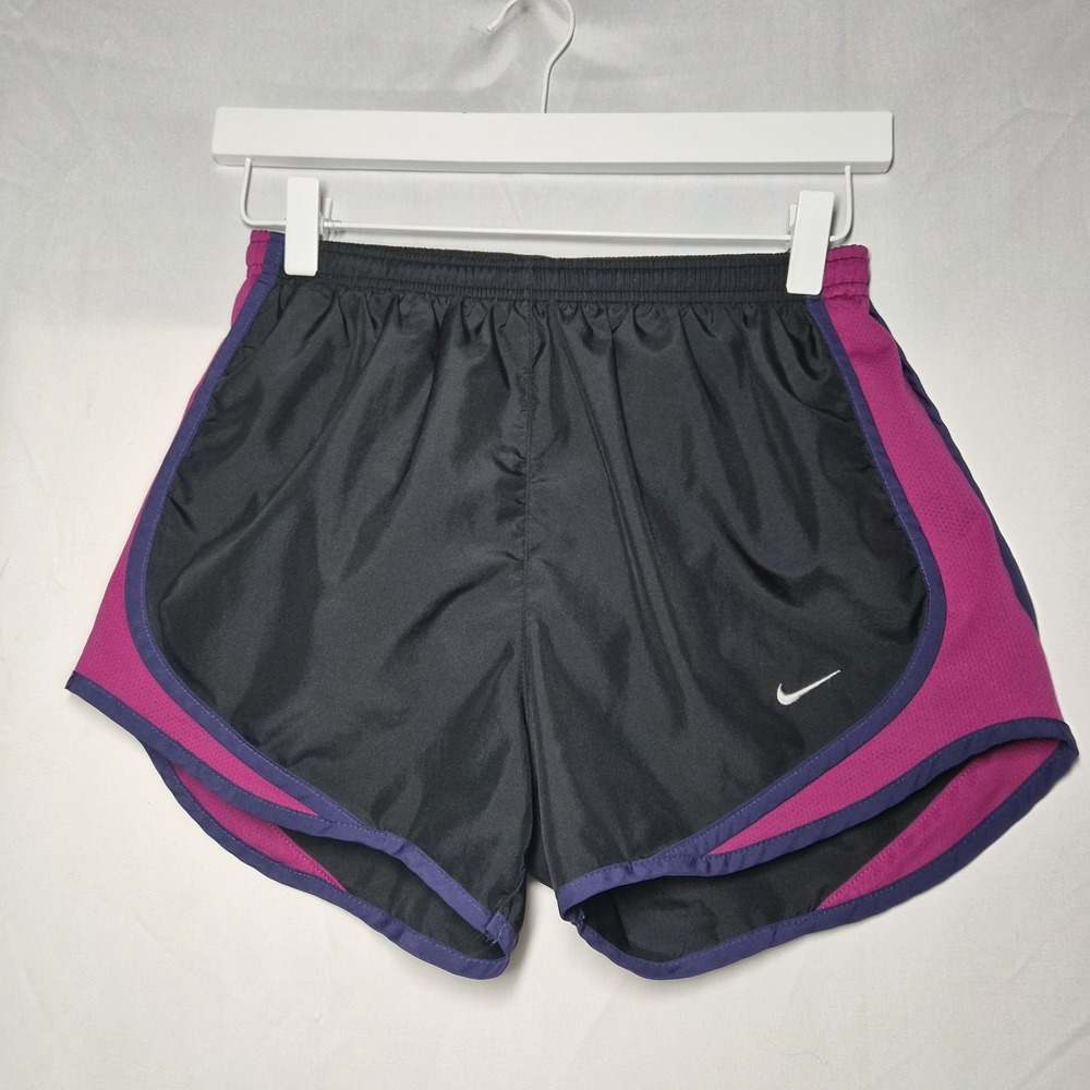 Nike Dri-FIT running shorts in black and pink Womwns‎ XS